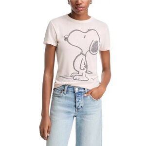 RE/DONE Dahlia Peanuts Snoopy Classic Graphic T-Shirt Size Large